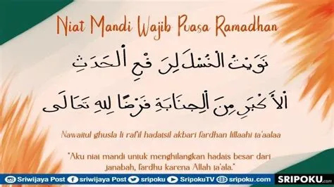 doa-mandi-wajib-sebelum-puasa-Puasa-Niat