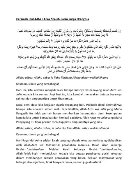 ceramah-idul-adha-singkat-Panduan-Lengkap