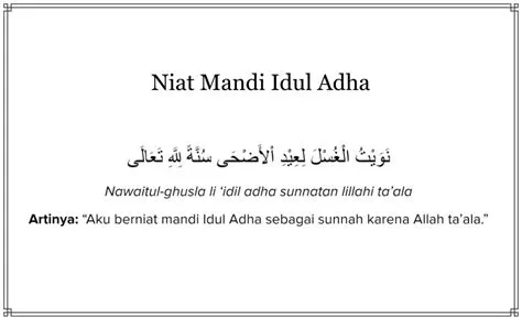 doa-niat-mandi-idul-adha-Panduan-Lengkap