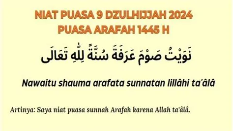 niat-puasa-9-dzulhijjah-Niat-Puasa
