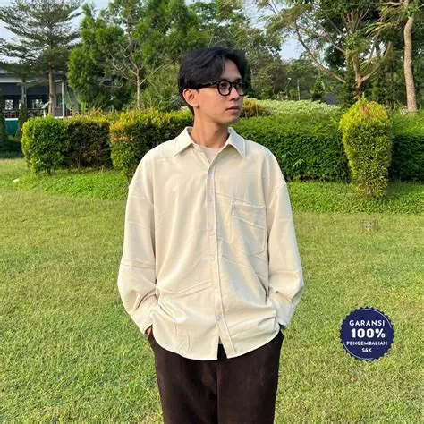 outfit-kemeja-oversized-pria-kekinian-Tampil-Modis